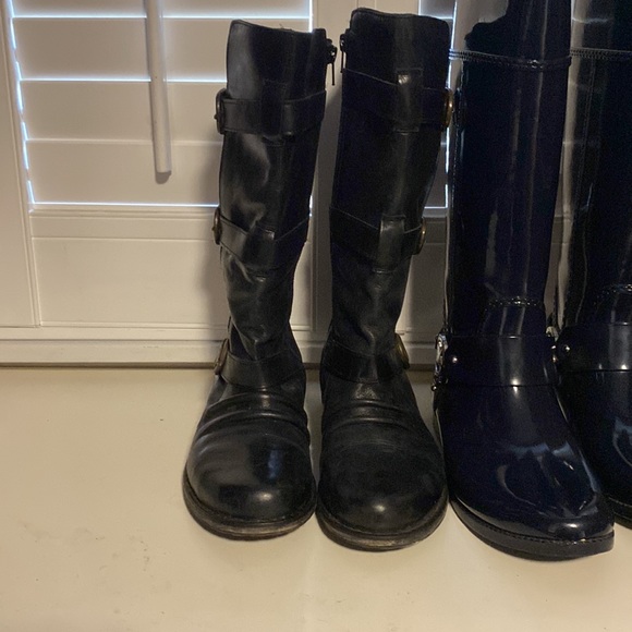 Diba black leather motorcycle boot sz 7 - Picture 3 of 7